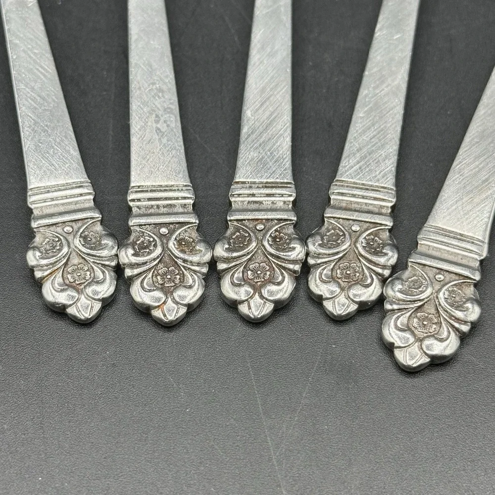 Set of 5 Vintage Stanley Roberts HIGHMONT Tablespoons Japan Stainless Flatware